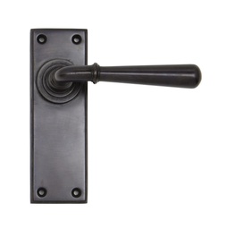 [91436] Aged Bronze Newbury Lever Latch Set - 91436