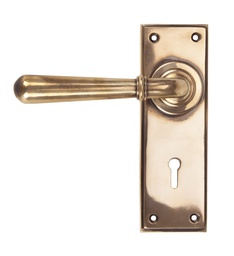 [91919] Polished Bronze Newbury Lever Lock Set - 91919