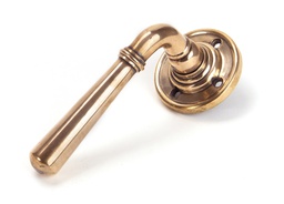 [91923] Polished Bronze Newbury Lever on Rose Set - 91923