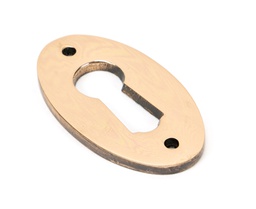 [91927] Polished Bronze Oval Escutcheon - 91927