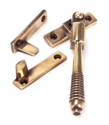 [91941] Polished Bronze Night-Vent Locking Reeded Fastener - 91941