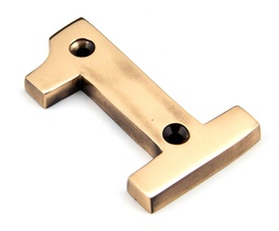 [92021] Polished Bronze Numeral 1 - 92021