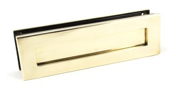 [92127] Aged Brass Traditional Letterbox - 92127