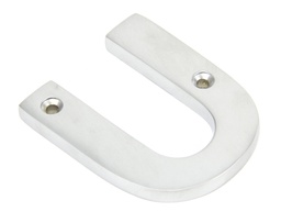 [83804U] Satin Chrome Letter U - 83804U