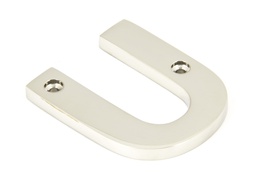 [90303U] Polished Nickel Letter U - 90303U