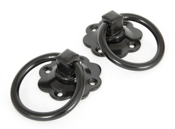 [33017] Black Ring Turn Handle Set - 33017