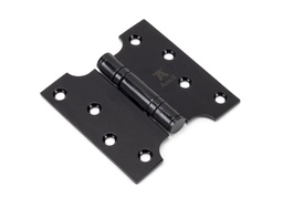 [33043] Black 4" x 2" x 4" Parliament Hinge (pair) ss - 33043