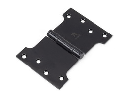 [33047] Black 4" x 4" x 6" Parliament Hinge (pair) ss - 33047