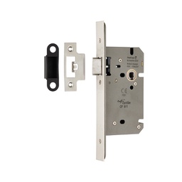 [B1234.700] Architectural DIN Latch - 60mm - Square Faceplate - SSS