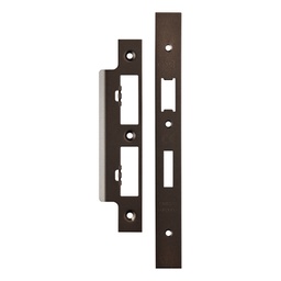 [B1250.109] Forend Strike & Fixing Pack To Suit Architectural DIN Euro Sash/Bathroom Lock - Matt Bronze