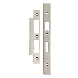 [B1250.700] Forend Strike & Fixing Pack To Suit Architectural DIN Euro Sash/Bathroom Lock - Satin Stainless Steel