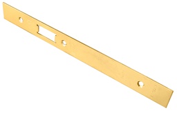 [B1252.503] Forend Strike & Fixing Pack To Suit Architectural DIN Latch - Stainless Brass