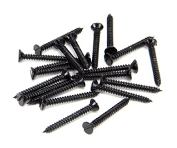 [33432] Black 6 x 1¼" Countersunk Screws (25) - 33432