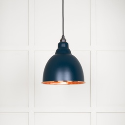 [49500DU] Hammered Copper Brindley Pendant in Dusk - 49500DU