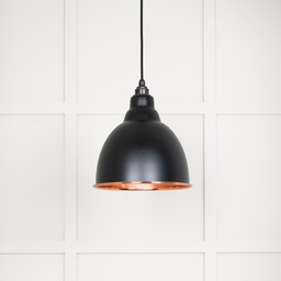 [49500SEB] Smooth Copper Brindley Pendant in Elan Black - 49500SEB