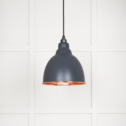 [49500SSL] Smooth Copper Brindley Pendant in Slate - 49500SSL