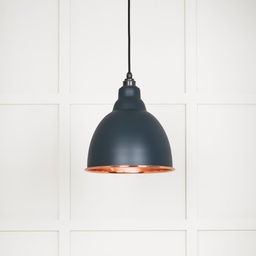 [49500SSO] Smooth Copper Brindley Pendant in Soot - 49500SSO