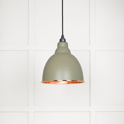 [49500TU] Hammered Copper Brindley Pendant in Tump - 49500TU