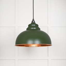 [49501H] Hammered Copper Harborne Pendant in Heath - 49501H