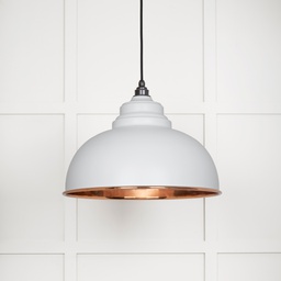 [49501SF] Smooth Copper Harborne Pendant in Flock - 49501SF