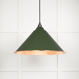 [49503H] Hammered Copper Hockley Pendant in Heath - 49503H