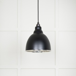 [49504EB] Smooth Nickel Brindley Pendant in Elan Black - 49504EB