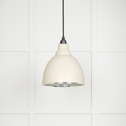 [49504TE] Smooth Nickel Brindley Pendant in Teasel - 49504TE