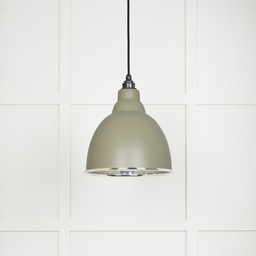 [49504TU] Smooth Nickel Brindley Pendant in Tump - 49504TU