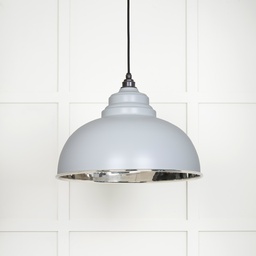 [49505BI] Smooth Nickel Harborne Pendant in Birch - 49505BI