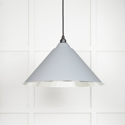 [49506BI] Smooth Nickel Hockley Pendant in Birch - 49506BI