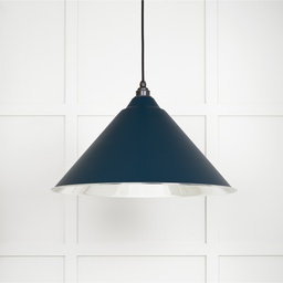 [49506DU] Smooth Nickel Hockley Pendant in Dusk - 49506DU