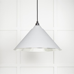 [49506F] Smooth Nickel Hockley Pendant in Flock - 49506F