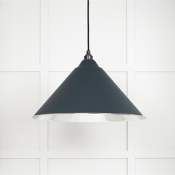 [49506SO] Smooth Nickel Hockley Pendant in Soot - 49506SO