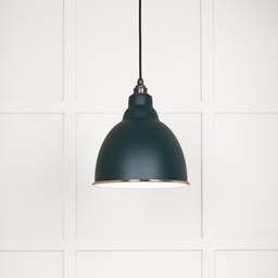 [49507DI] White Gloss Brindley Pendant in Dingle - 49507DI