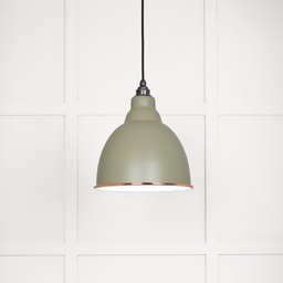 [49507TU] White Gloss Brindley Pendant in Tump - 49507TU