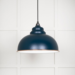 [49508DU] White Gloss Harborne Pendant in Dusk - 49508DU