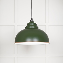 [49508H] White Gloss Harborne Pendant in Heath - 49508H