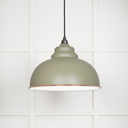 [49508TU] White Gloss Harborne Pendant in Tump - 49508TU