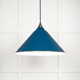 [49510U] White Gloss Hockley Pendant in Upstream - 49510U