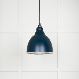 [49511DU] Hammered Nickel Brindley Pendant in Dusk - 49511DU