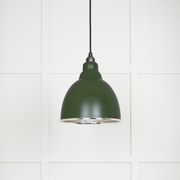 [49511H] Hammered Nickel Brindley Pendant in Heath - 49511H