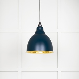 [49518DU] Smooth Brass Brindley Pendant in Dusk - 49518DU