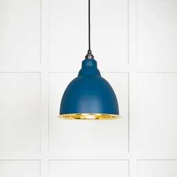 [49518U] Smooth Brass Brindley Pendant in Upstream - 49518U