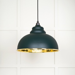 [49522DI] Smooth Brass Harborne Pendant in Dingle - 49522DI