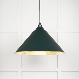 [49524DI] Smooth Brass Hockley Pendant in Dingle - 49524DI