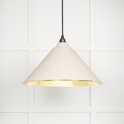 [49524TE] Smooth Brass Hockley Pendant in Teasel - 49524TE