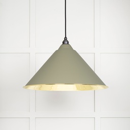 [49524TU] Smooth Brass Hockley Pendant in Tump - 49524TU