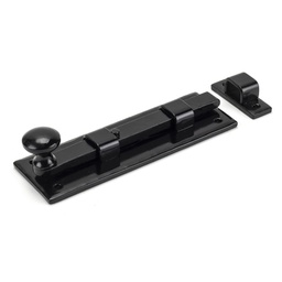 [33980] Black 6" Straight Knob Bolt - 33980