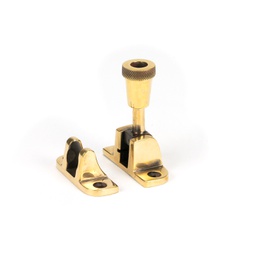 [83930] Aged Brass Brompton Brighton Fastener (Radiused) - 83930