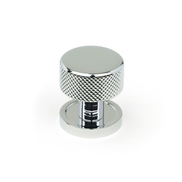 [46818] Polished Chrome Brompton Cabinet Knob - 25mm (Plain) - 46818